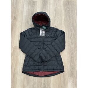 LL Bean Women's Bean's Down Hooded Jacket, Regular, Large, NWT